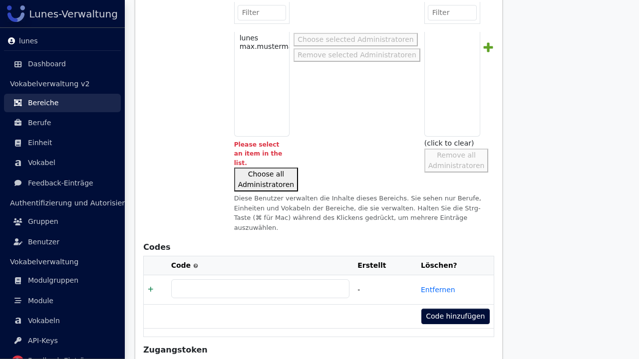 Ungültigen Code korrigieren