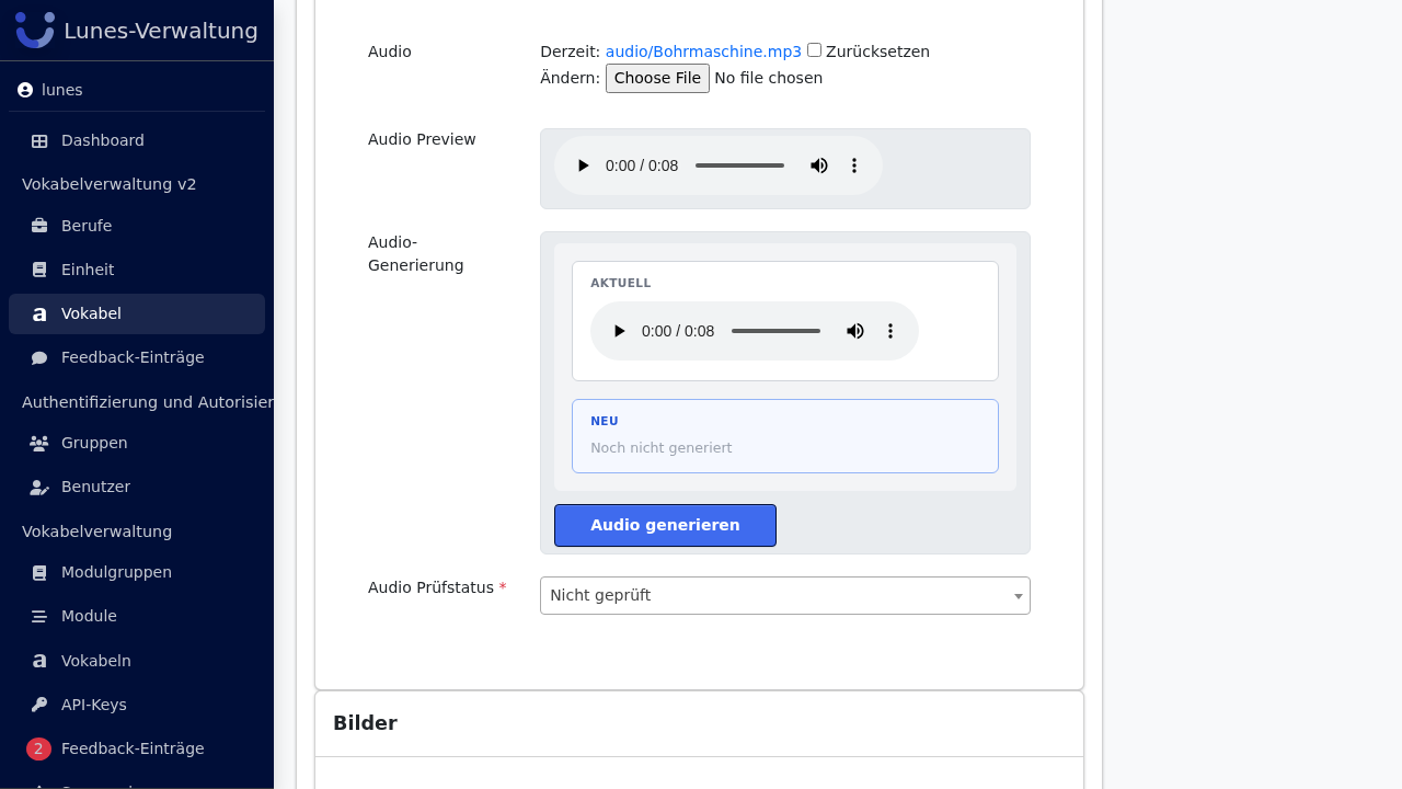 Audio generieren